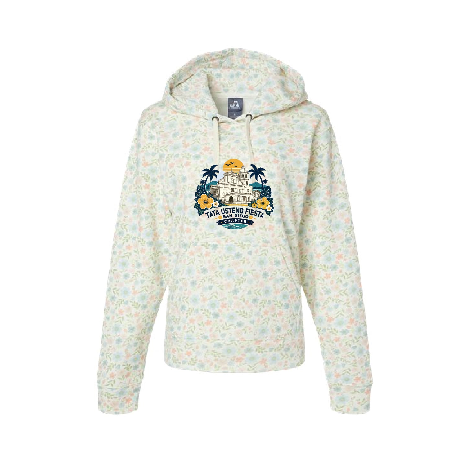 Unisex Triblend Fleece Hooded Sweatshirt - Hawaiian