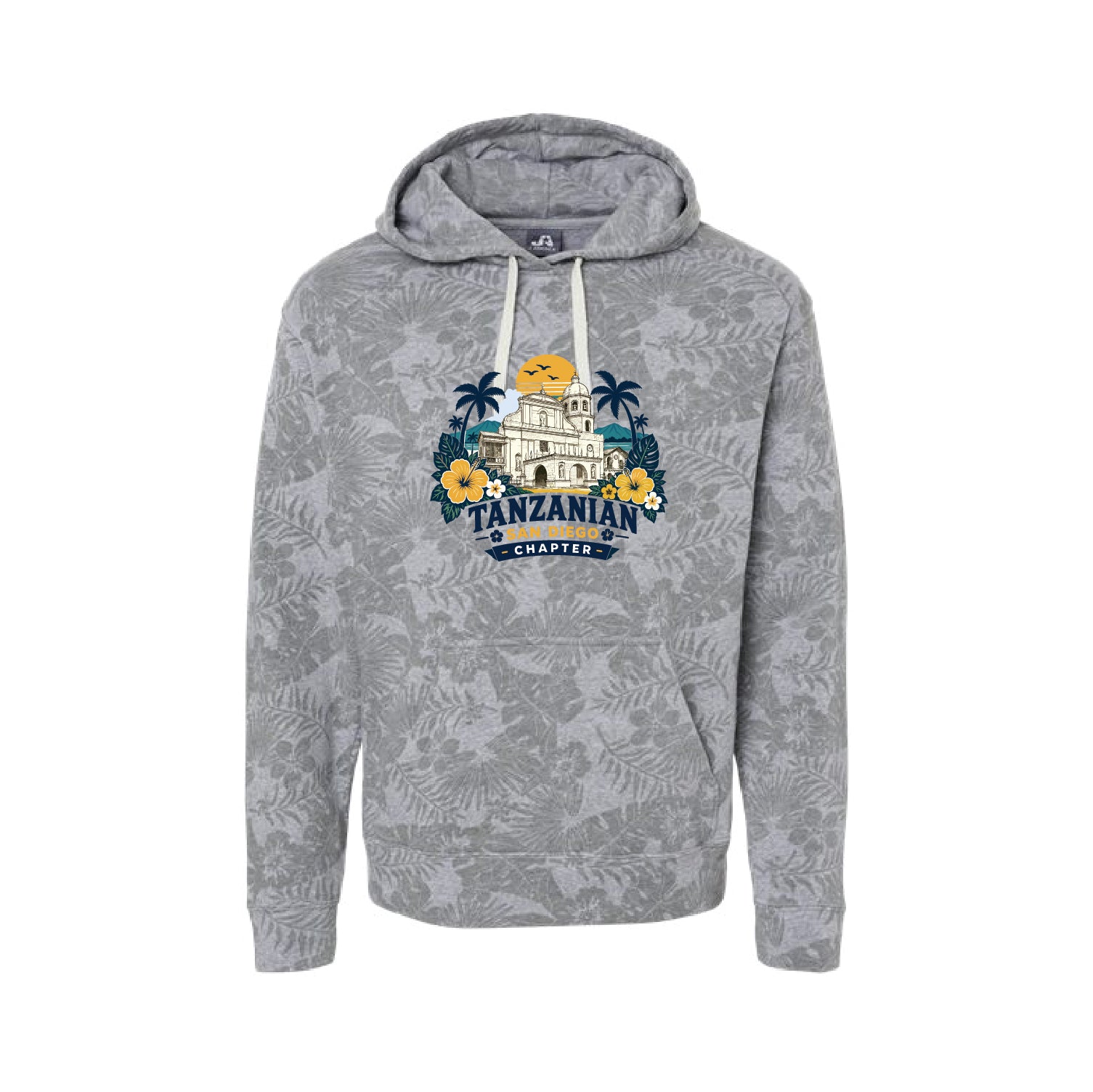 Unisex Triblend Fleece Hooded Sweatshirt - Hawaiian