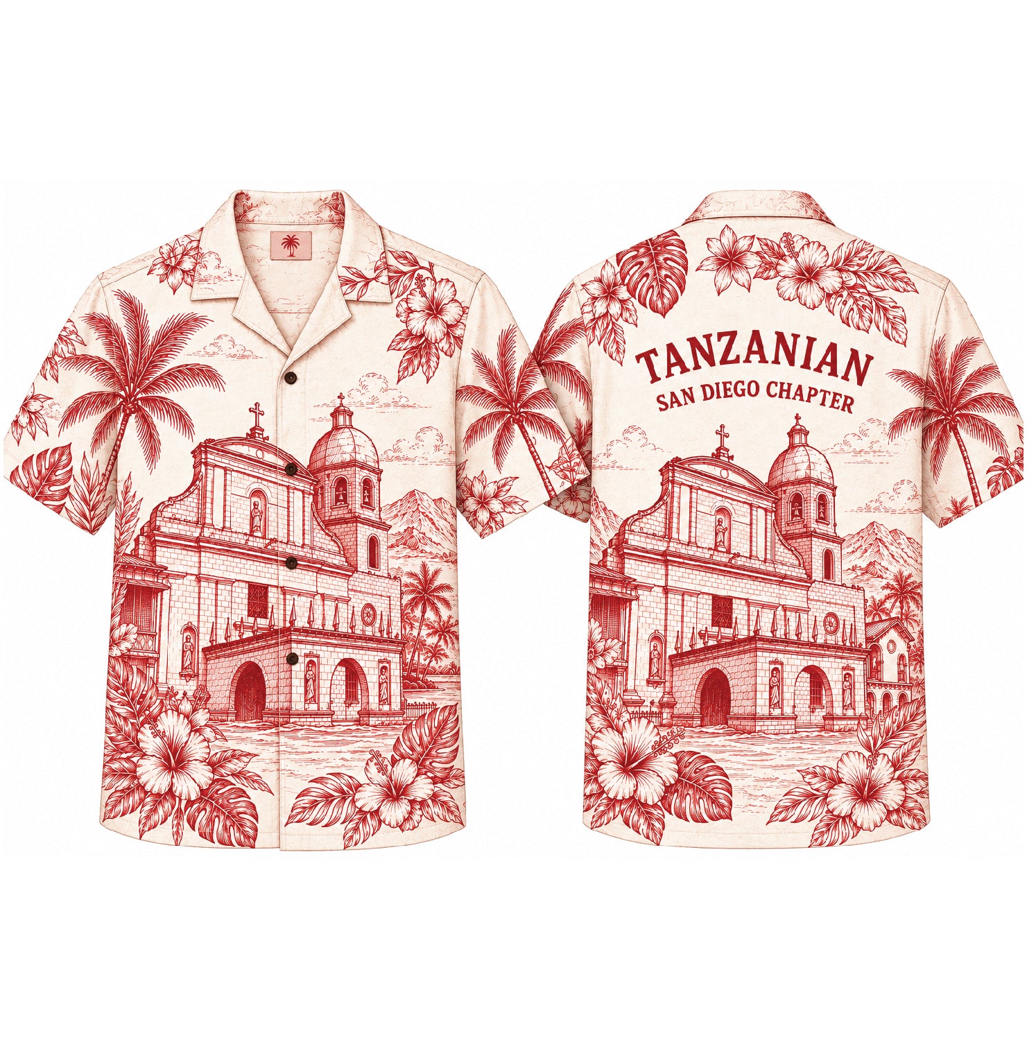 Unisex Custom Hawaiian Polo