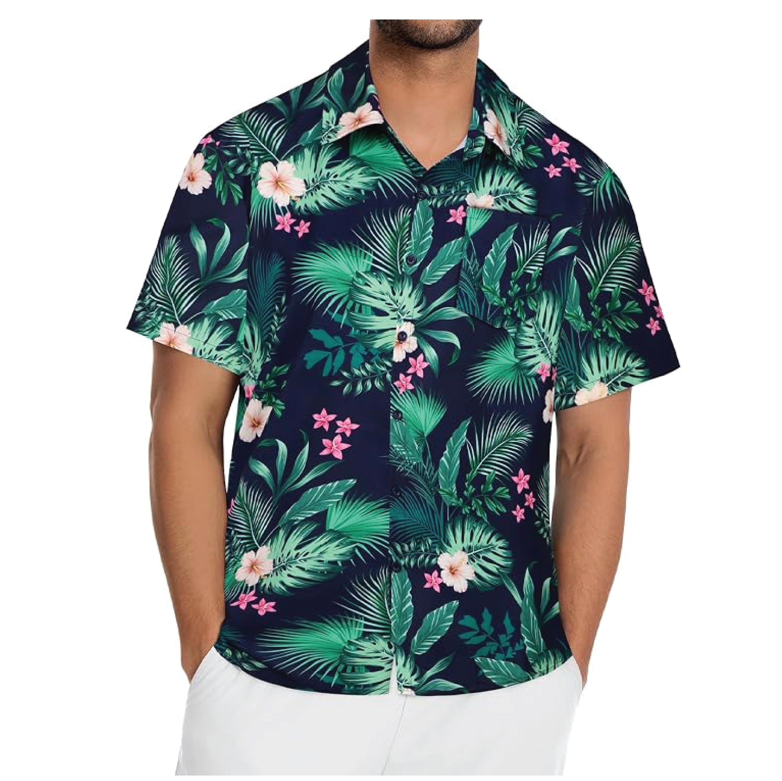 Unisex Stock design Hawaiian Polo