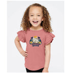 Rabbit Skins Toddler Flutter Sleeve Tee