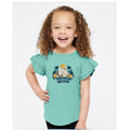 Rabbit Skins Toddler Flutter Sleeve Tee