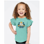 Rabbit Skins Toddler Flutter Sleeve Tee