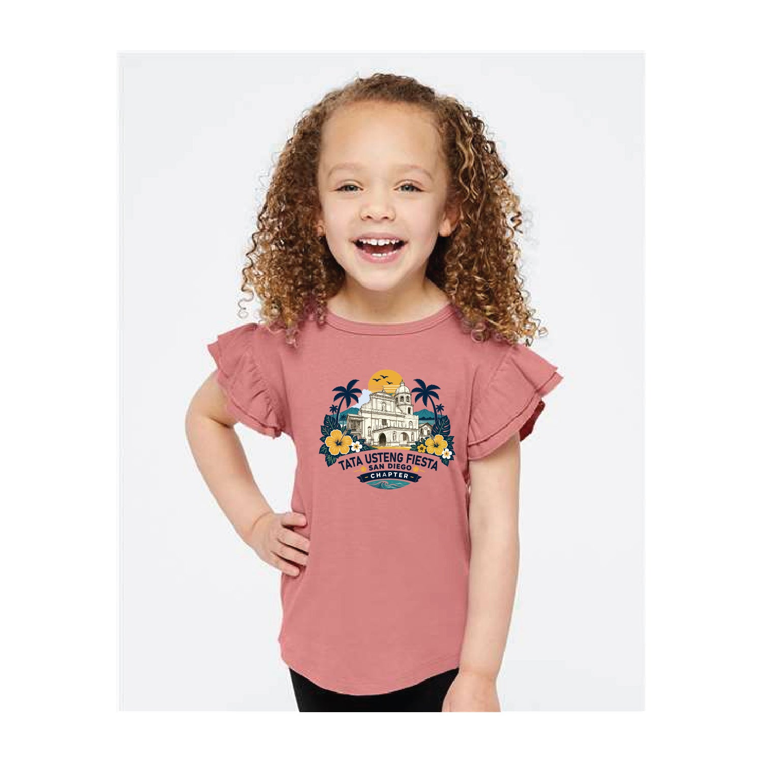 Rabbit Skins Toddler Flutter Sleeve Tee