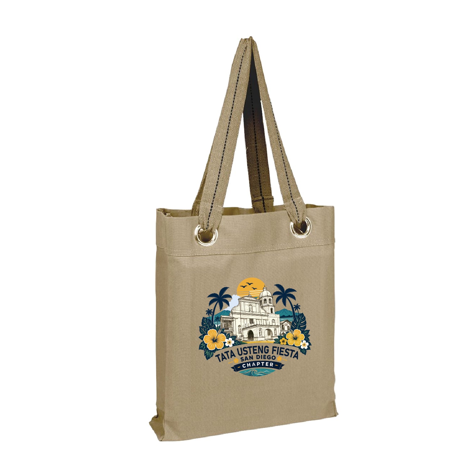 Large Grommet Tote Bag